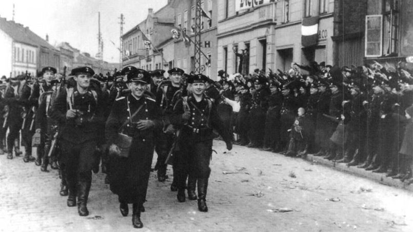 Немцы возвращаются в Мемель, 1939 г.