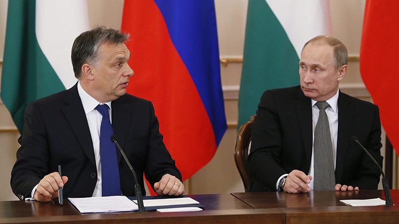 Виктор Орбан и Владимир Путин / Фото: azertag.az