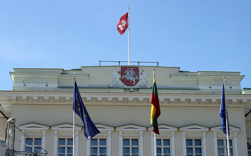 Дворец президента Литвы на площади Дауканто (Вильнюс) / Фото: sputniknews.lt