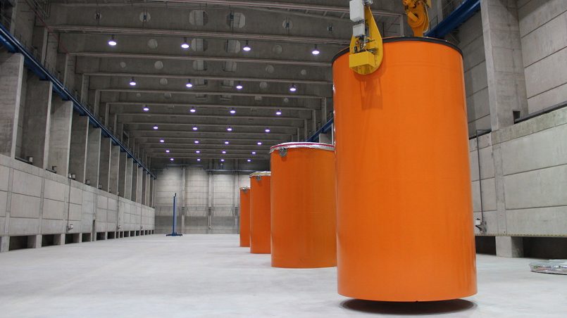 Хранилище отработавшего ядерного топлива, спроектированное Nukem Technologies для Игналинской АЭС / Фото: atomic-energy.ru