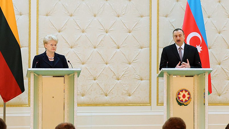 Президенты Азербайджана и Литвы / Фото: Президент Азербайджанской Республики