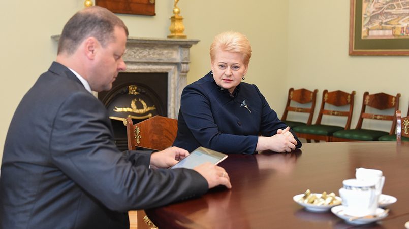 Президент Д. Грибаускайте, премьер-министр С. Сквернялис / Фото: regnum.ru