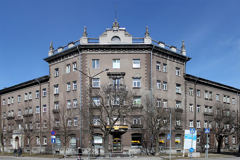 Жилищное и бытовое здание завода «Вольта» в 1945–1980 годах / Фото: wikimedia.org
