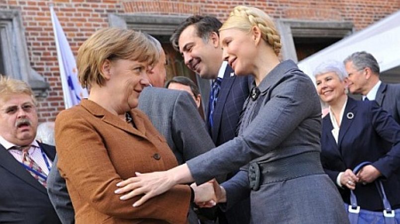 Ангела Меркель и Юлия Тимошенко / Фото: Новости Украины
