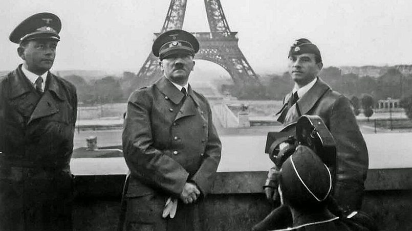 Адольф Гитлер в Париже, 1940 г. / Фото: fotosqueimpactaron.blogspot.com