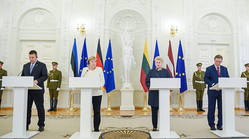 Меркель в Вильнюсе встретилась с лидерами стран Балтии / Фото: Sputnik Литва