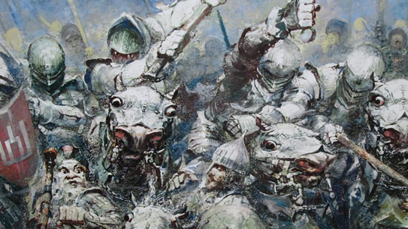 Фрагмент картины «Битва под Оршей» украинского художника Андрея Холоменюка / Фото: belsat.eu