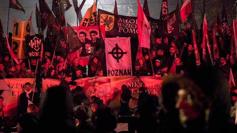 На марше независимости Польши 2017 года / Фото: krytykapolityczna.pl