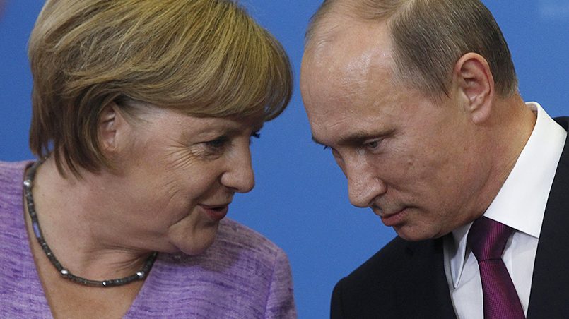 Ангела Меркель и Владимир Путин / Фото: novilist.hr