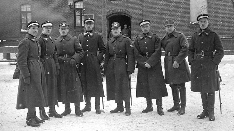 Участники Клайпедского восстания 10 января 1923 года