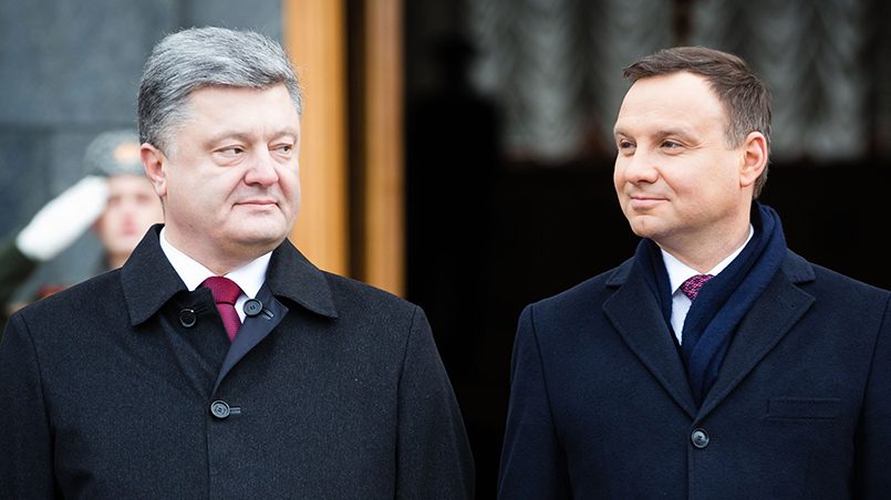 Президент Украины Петр Порошенко и президент Польши Анджей Дуда / Фото: 112 Украина