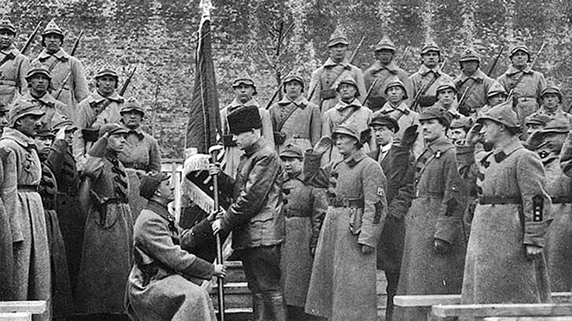 Всенародный День Красной армии, 1922 год. Фотограф: Петр Адольфович Оцуп