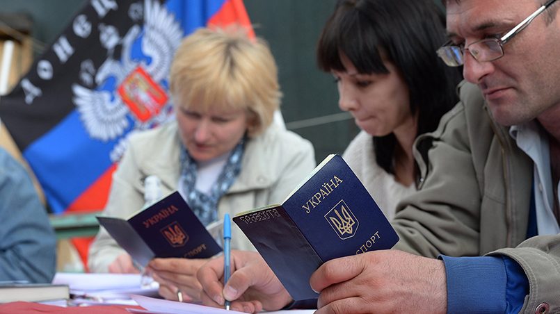 Референдум в Донецкой области: около 90% избирателей проголосовали за независимость / Tengrinews