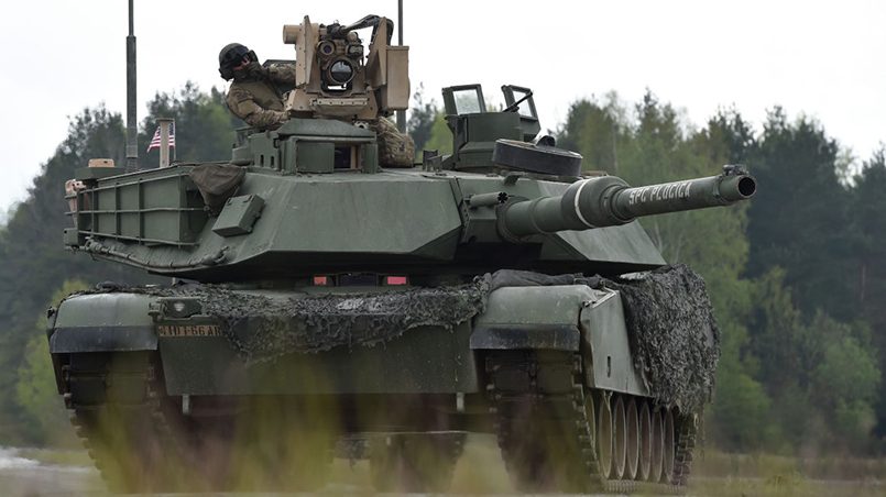 Американский танк на маневрах в Европе / Фото: BBC