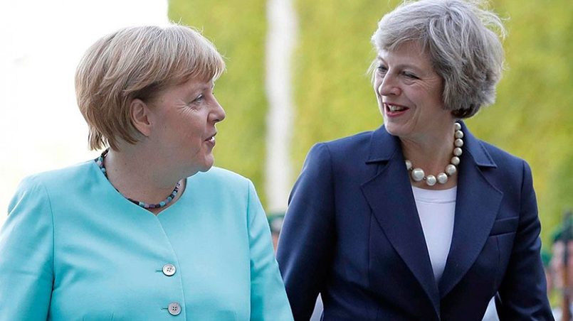 Ангела Меркель и Тереза Мэй / Фото: Фокус