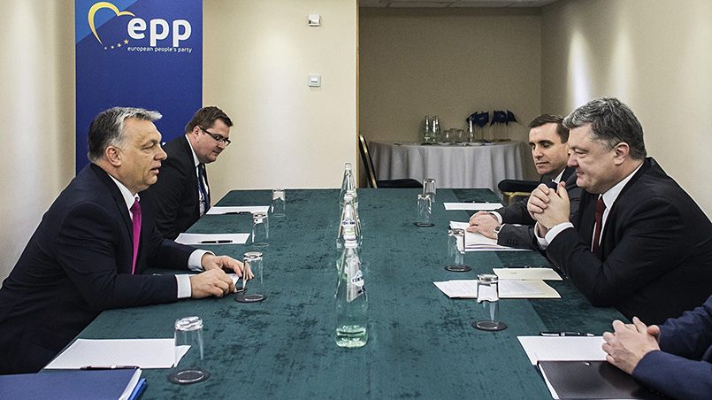 Виктор Орбан и Петр Порошенко / Фото: nrt24.ru 