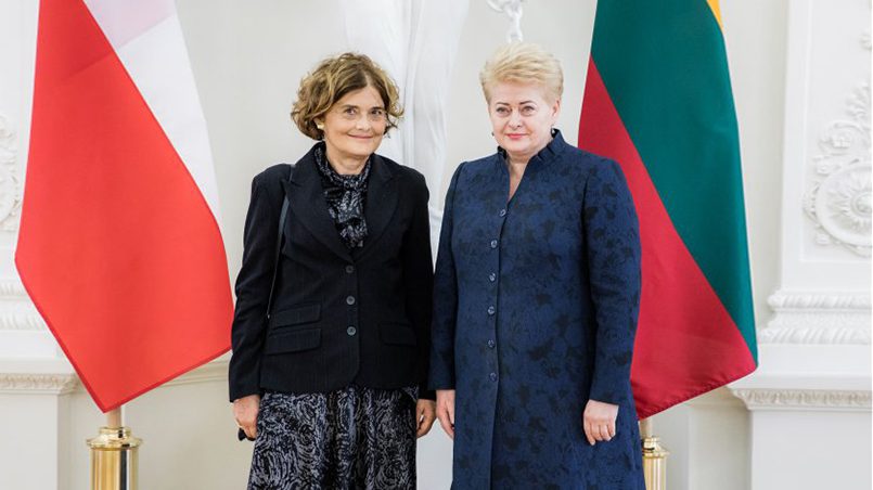 Урсула Дорошевская и Даля Грибаускайте / Фото: сайт президента Литовской Республики