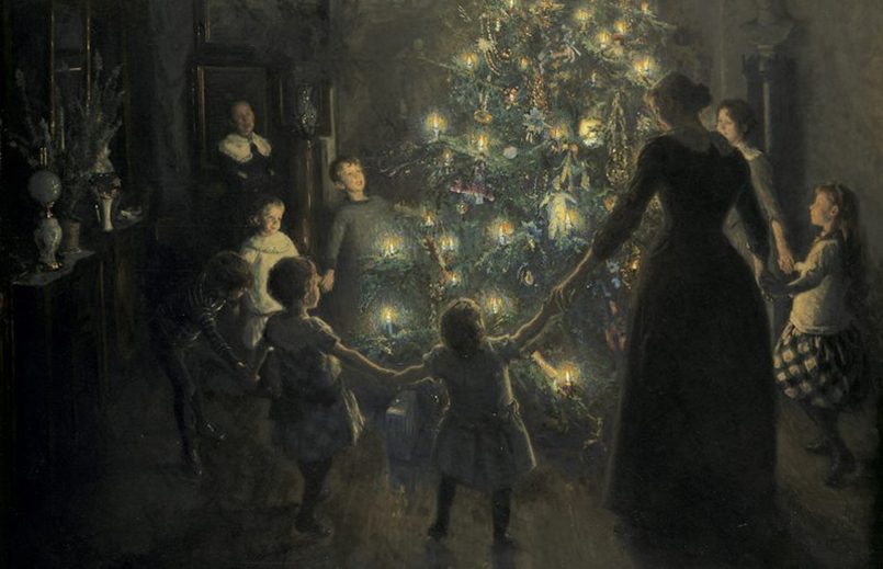 Вигго Юхансен «Светлое Рождество», 1891 г. / Фото: wikimedia.org