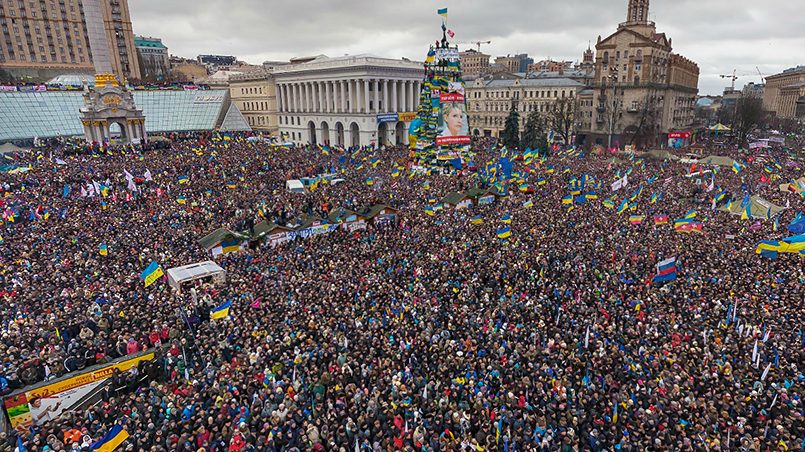 Майдан 2014 года на Украине / Фото: AirPano.ru