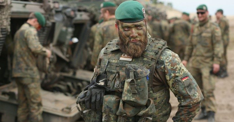 В Литву прибывает первая бригада военных из Германии