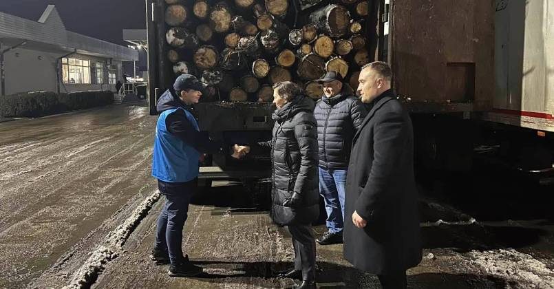 Румыния прислала Молдове первую партию дров