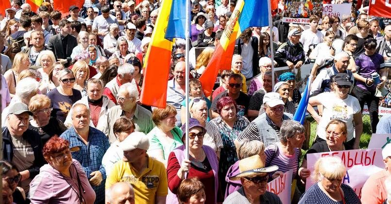Оппозиция Молдовы подсчитала количество участников антиправительственных акций