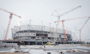 Строительство стадиона ЧМ-2018 в Калининграде