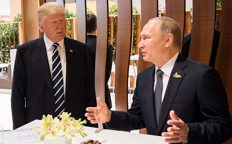 Дональд Трамп и Владимир Путин / Фото: РБК