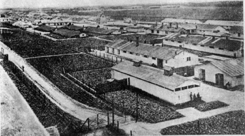 Вид на лагерь Терезин, 1917 год