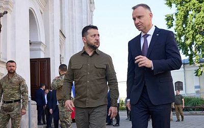 Зеленский встретился с президентом Польши перед годовщиной Волынской резни