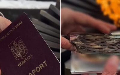 Молдаванин сжег паспорт Румынии и публично попросил Путина спасти его страну