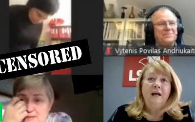В Литве превратилось в стриптиз онлайн-заседание партии социал-демократов (видео)