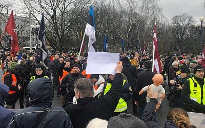 Латышские националисты призвали чествовать легионеров ваффен СС вопреки запрету на  массовые акции