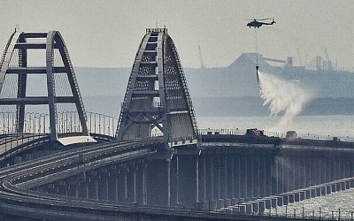 Минобороны РФ сообщило о перехвате летевшей на Крымский мост ракеты