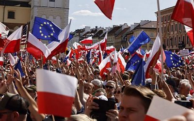 В Варшаве началась антиизраильская уличная акция