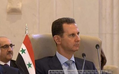 Асад снял наушник во время речи Зеленского