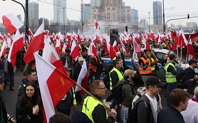 Минсельхоз Литвы испугался, что РФ воспользуется протестами польских фермеров
