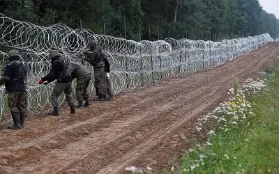 В Латвии рассказали, когда достроят забор на границе с Беларусью