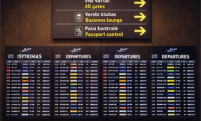 Аэропорты Литвы оценили убытки от контрабандных воздушных шаров