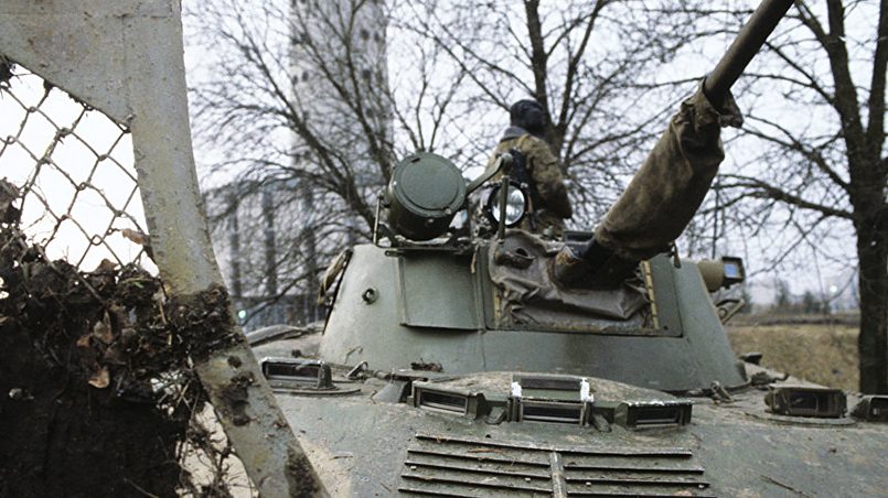 Военная техника на улицах города Вильнюса, 13 января 1991 года / Фото: baltnews.lt