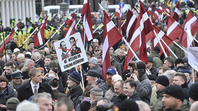 День легионера Waffen SS в Латвии, 16 марта 2016 год / Фото: sputniknewslv.com