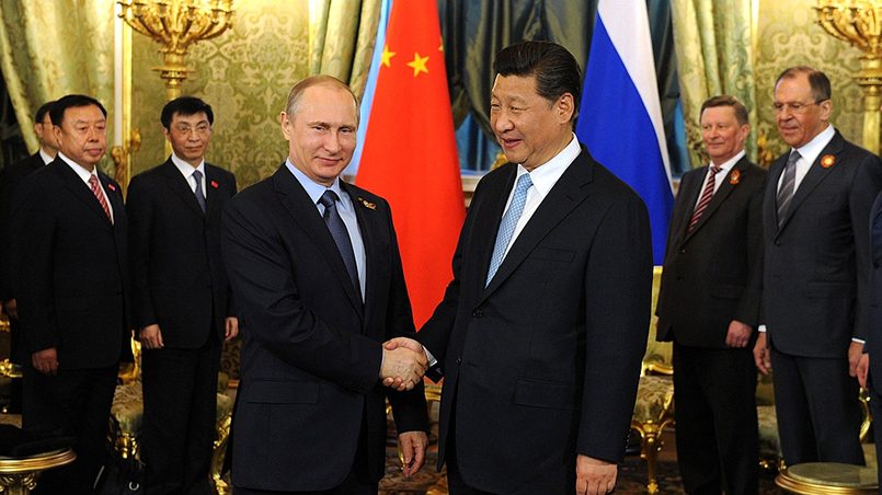 Владимир Путин принял в Кремле Председателя Китайской Народной Республики Си Цзиньпин / Фото: russian-chinese.com