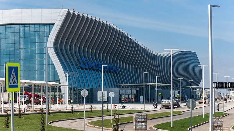 Новый терминал аэропорта Симферополь «Крымская волна» / Фото: kryminfo.net