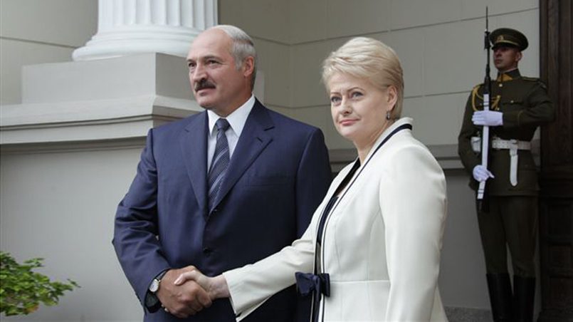 Президенты Литвы и Беларуси Д. Грибаускайте и А. Лукашенко / Фото: ru.mfa.lt