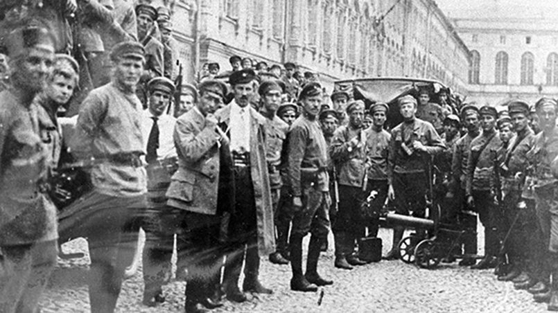 Латышские стрелки в Москве, 1918 год / Фото: РИА Новости