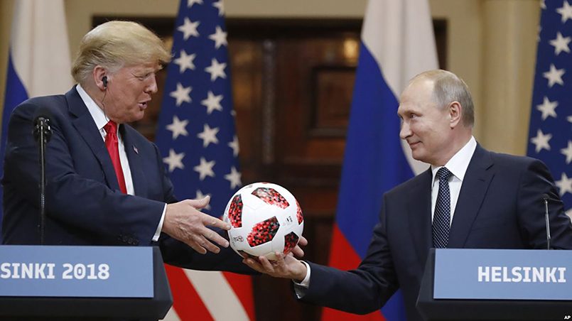 Трамп и Путин в Хельсинки / Фото: Голос Америки