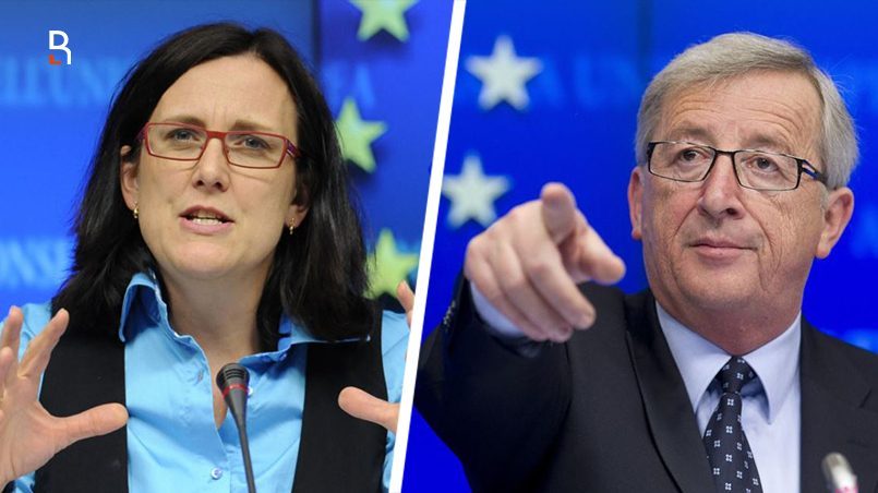 Cecilia Мalmström and Jean-Claude Juncker / Сollage: RuBaltic.Ru