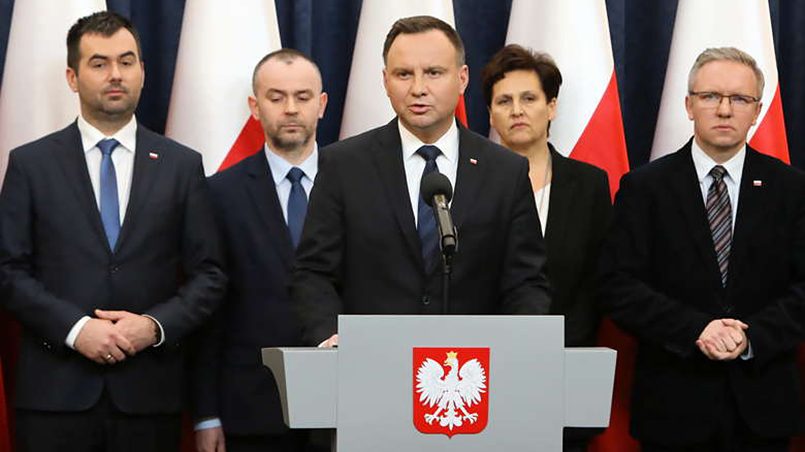 Президент Польши Анджей Дуда/ Фото: wiadomosci.radiozet.pl