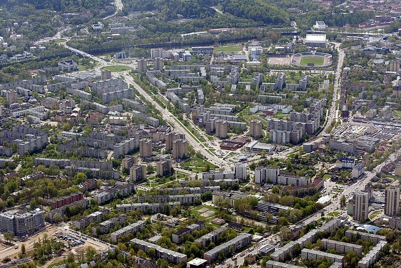 Жирмунай — один из самых густонаселенных районов Вильнюса