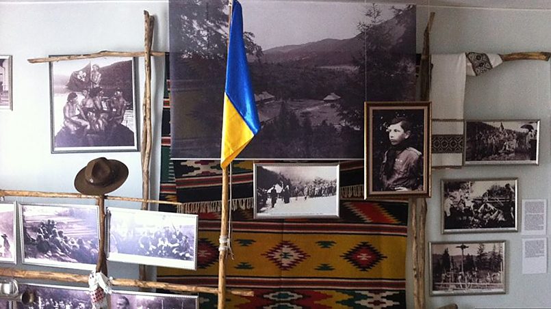 Экспозиция в музее-усадьбе семьи Степана Бандеры в городе Стрый / Фото: Радио Свобода